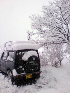 雪道の味方、ジムニー